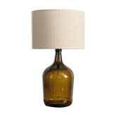 Lampe dame Jeanne et jute