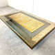 Vintage brass coffee table by Rodolfo Dubarry, 1970s