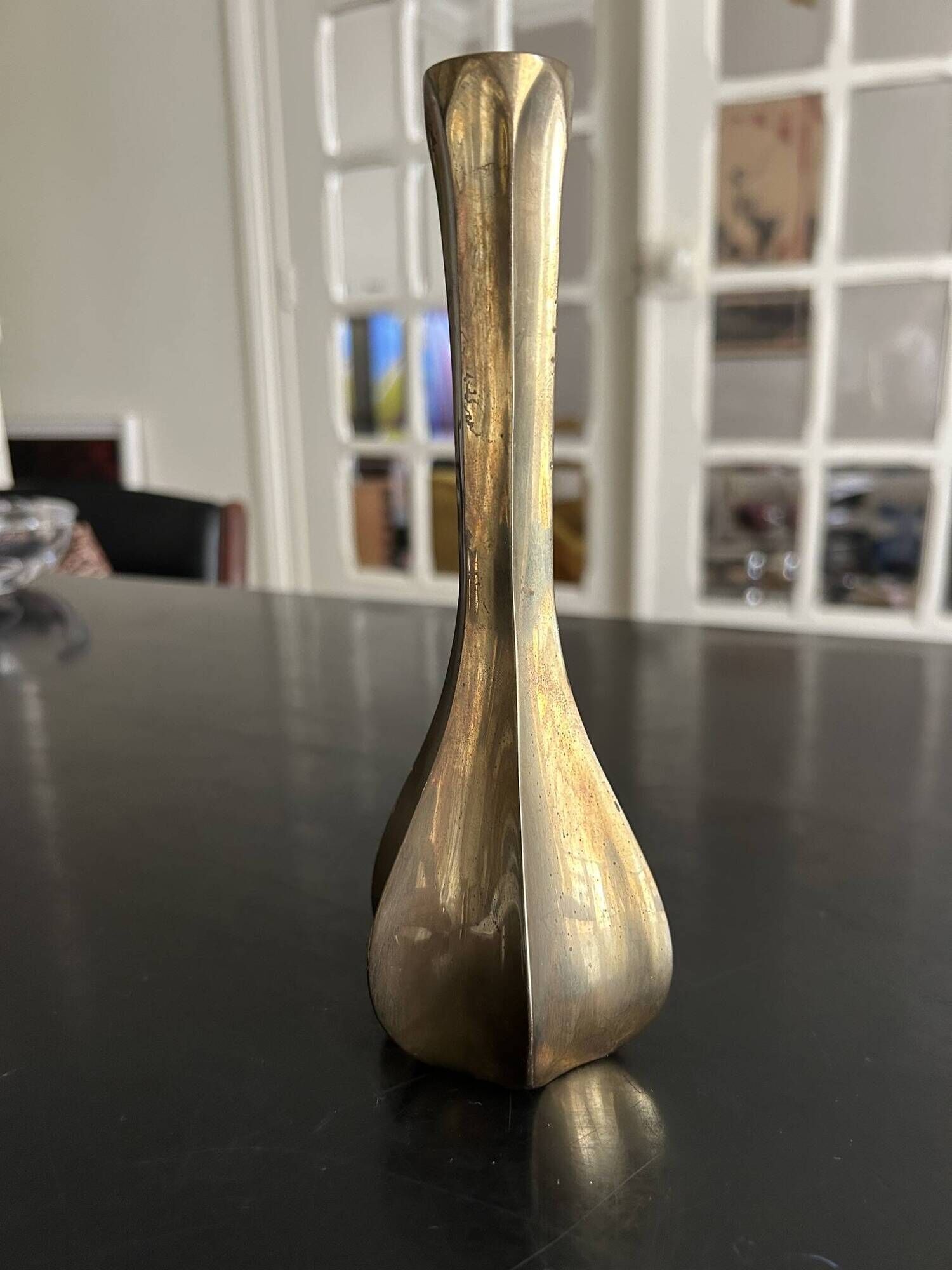 vintage brass vase