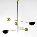 Lustre planetario laiton 3 bras