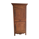 Standing man, solid oak wardrobe
