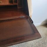 Antique English secretary display cabinet