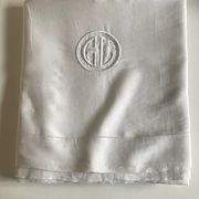 Modernist XL sheet in art deco linen thread L240