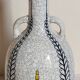 Soliflore bottle vase in fine earthenware boch frères la louvière-keramis early 20th century