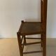 Chaise de couvent en bois 19ème siècle