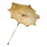 Old silk and carved ivory umbrella