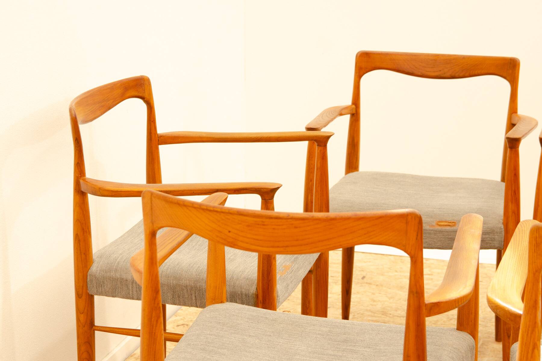Chaises de salle à manger de style scandinave par Sedláček & Vyčítal, Tchécoslovaquie, années 1970