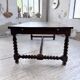 Solid oak table 1900 drapery style XL 280cm with extensions