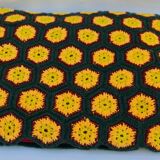 Vintage crochet cushion