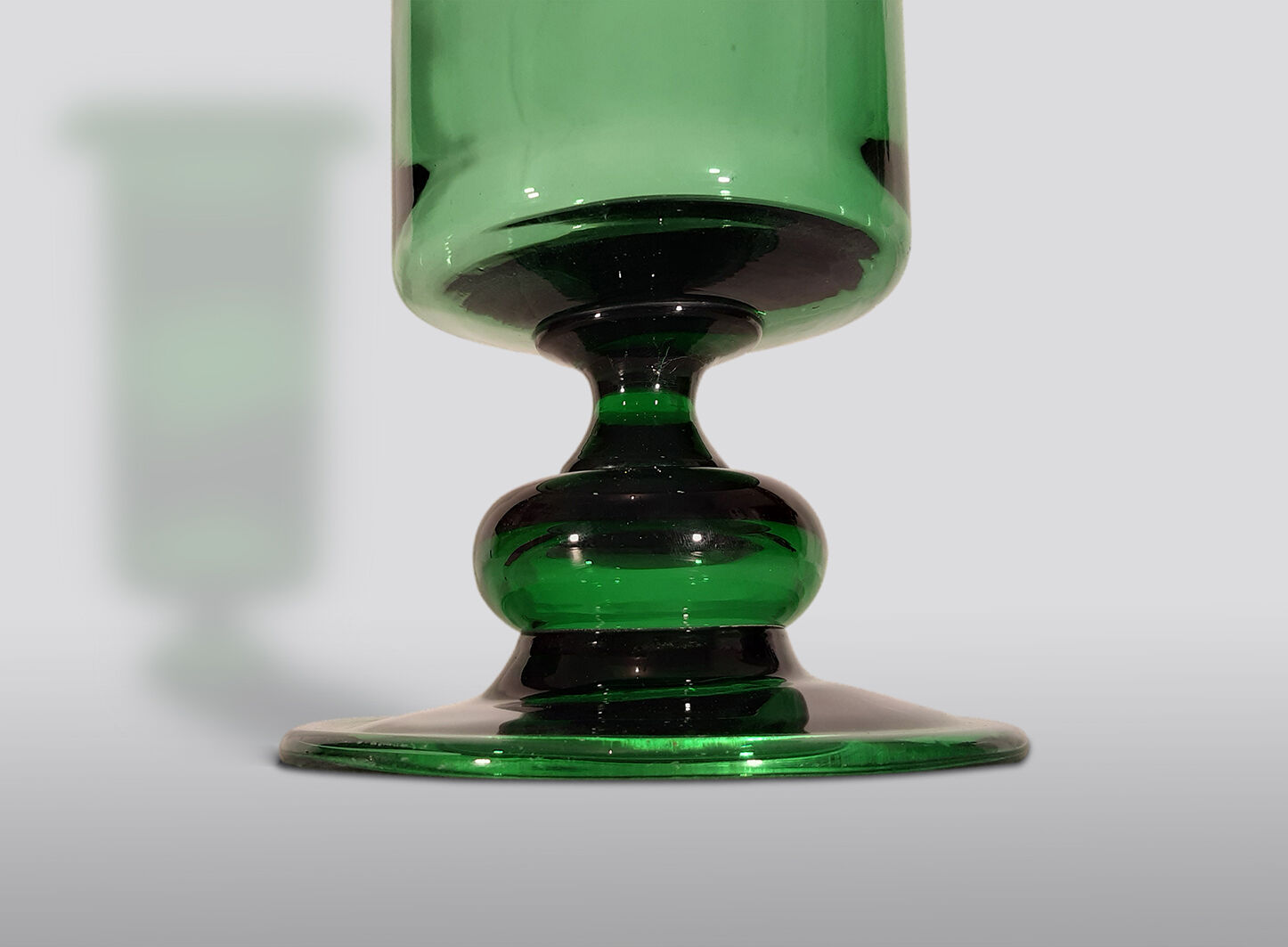 Italian glass vase from 50´s