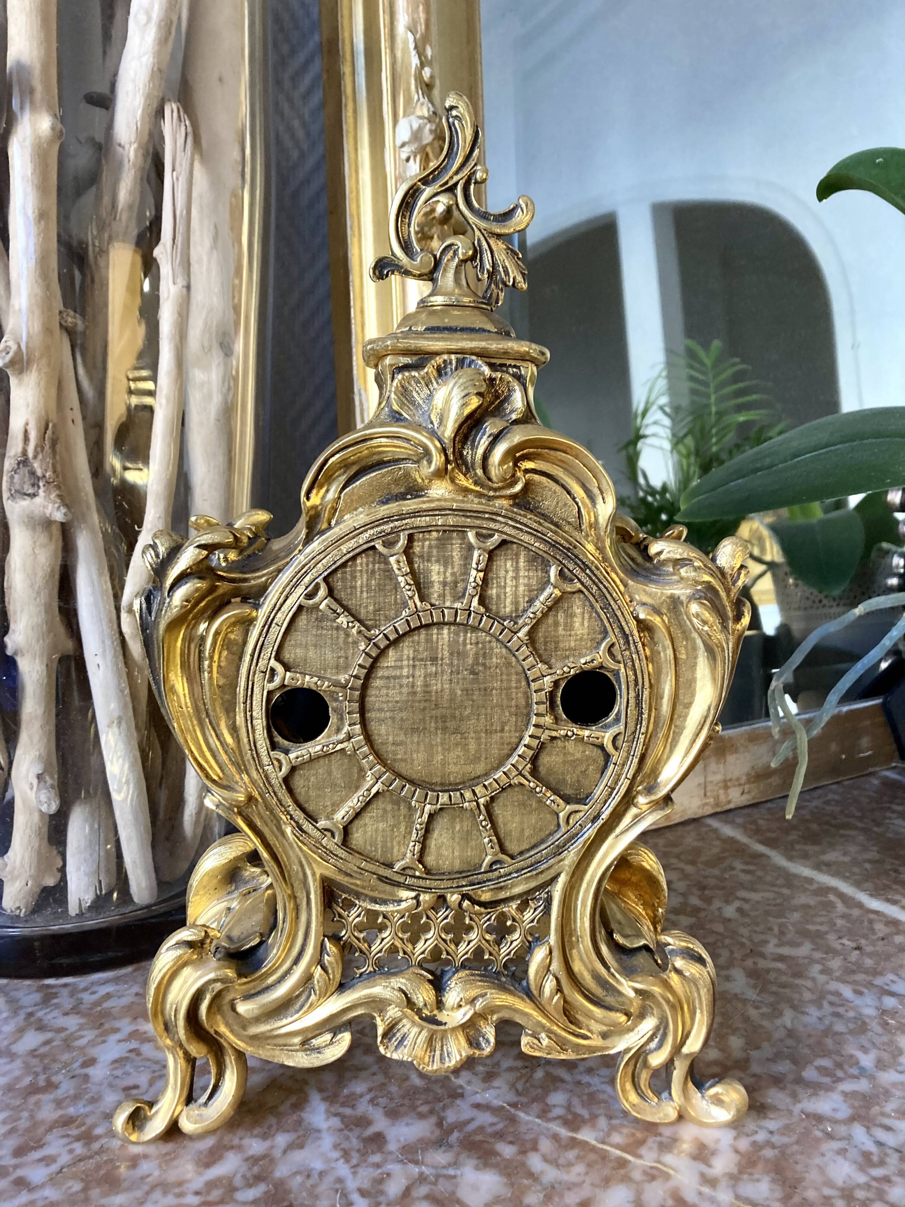 Jaeger bronze cartel pendulum