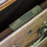 Large antique oak sideboard / chest of drawers / dresser, counter or display cabinet