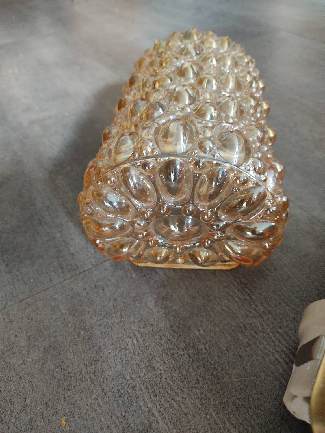 Limburg vintage amber wall light