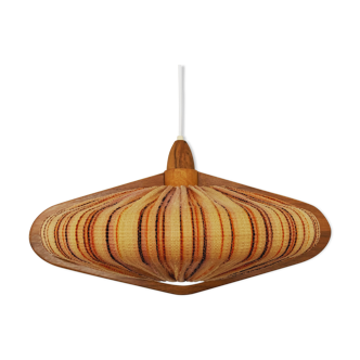 Walnut pendant lamp by Temde