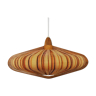 Walnut pendant lamp by Temde