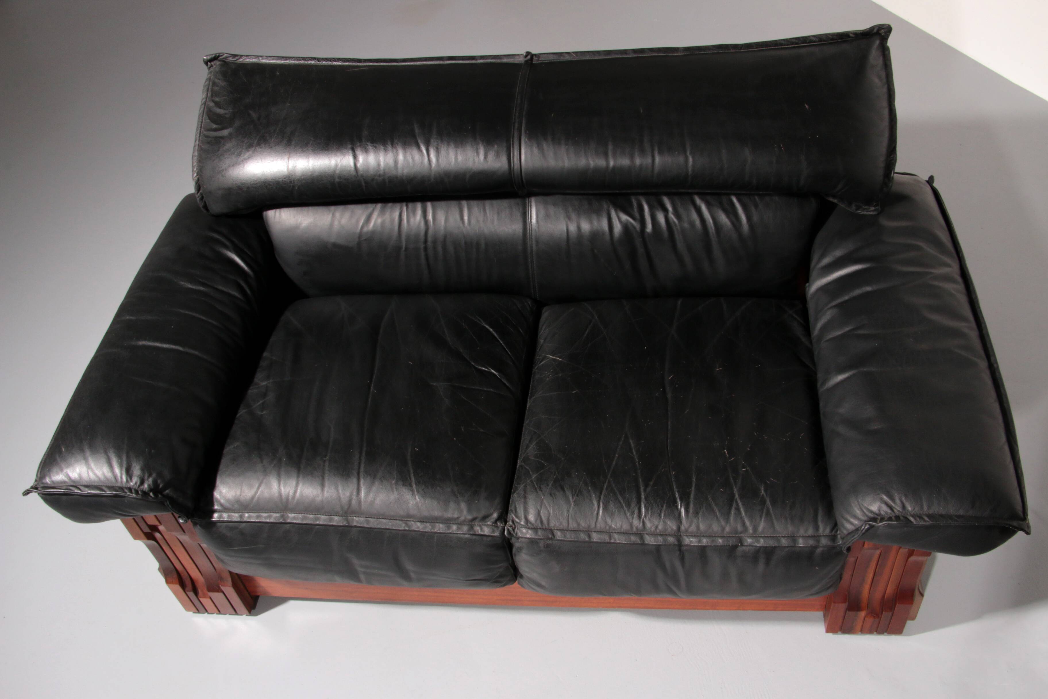 Luciano Frigerio 'Model Norman' Two-Seater Piano Bench set of 2