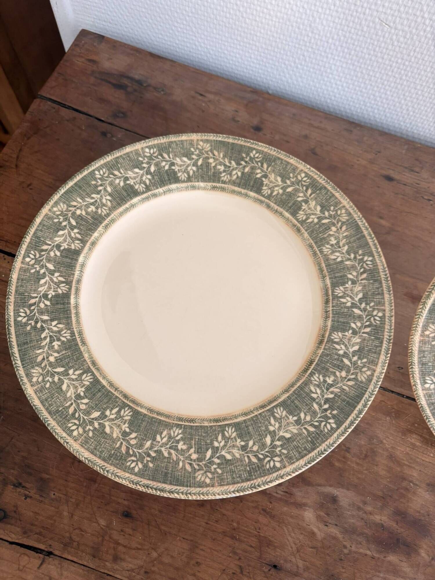 Plate English Faience Johnson Brothers England Vegetable