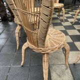 Vintage rattan garden furniture