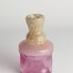 Unique Bubblegum Pink and Yellow Art Glass Vase by Milan Vobruba, Sweden 1980s