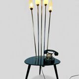 Vintage tripod 5-light floor lamp/reading lamp, 1960s