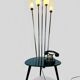 Lampadaire liseuse vintage tripode 5 feux 1960