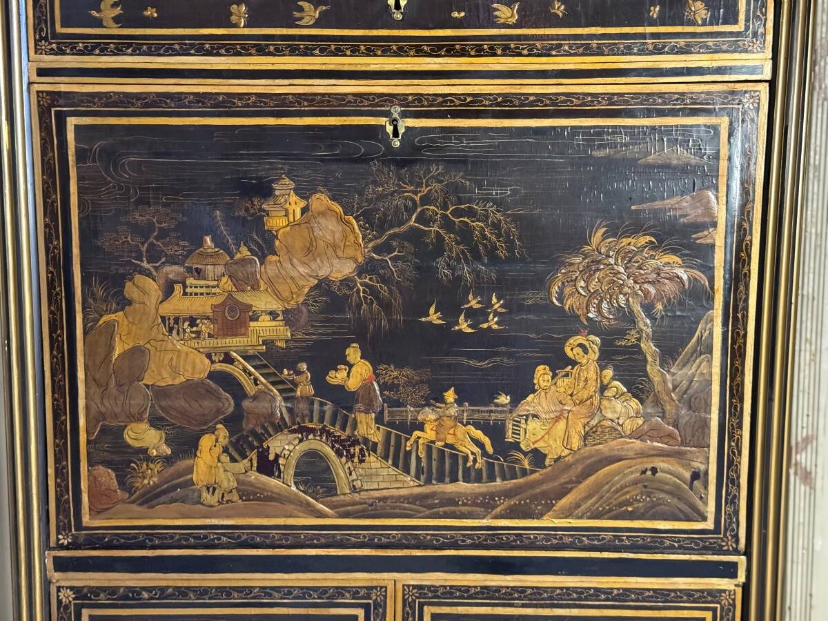 Louis XVI Lacquered Secretary, Late 18th Century