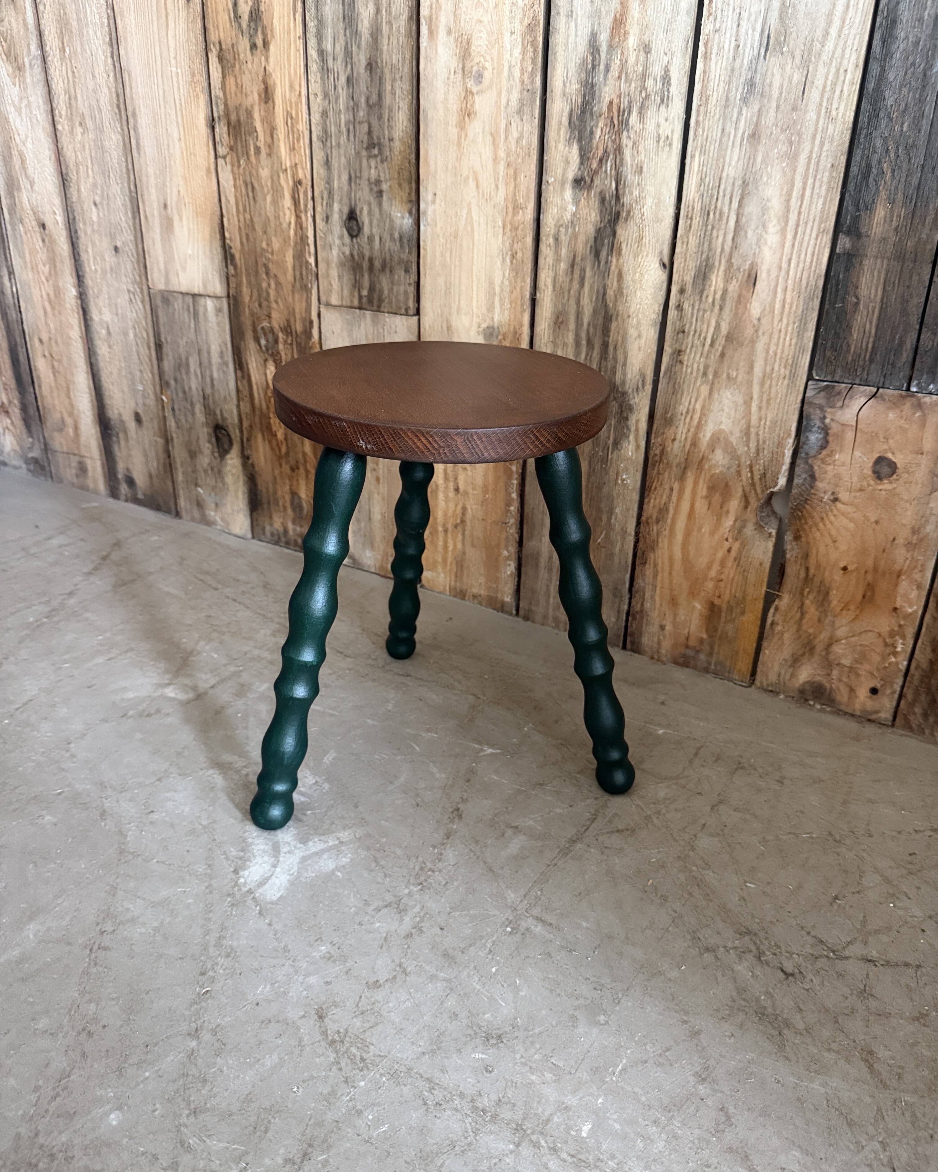 Restored tripod stool