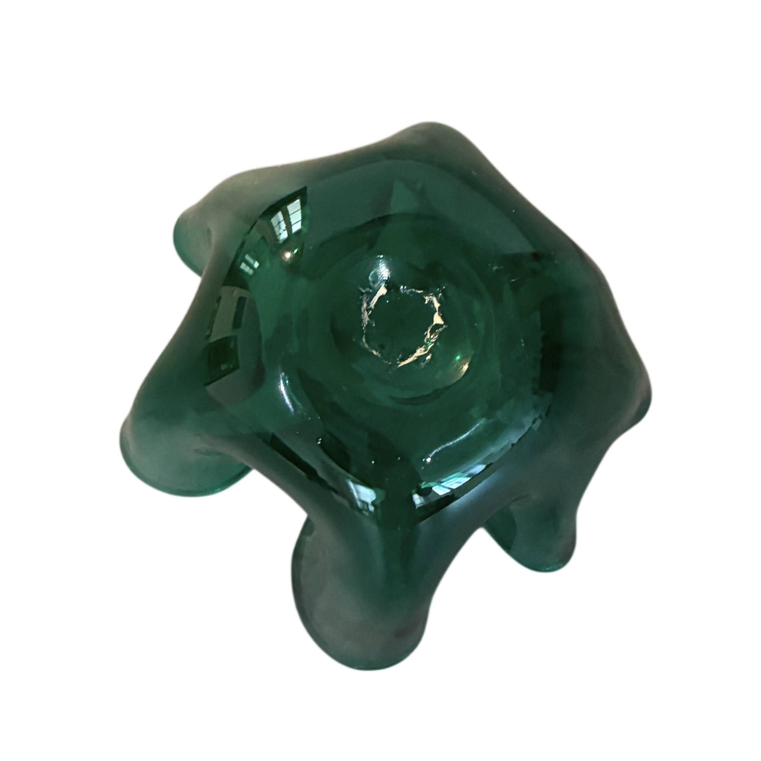 Fulvio bianconi (1915-1996), murano, vase "fazzoletto", circa 1970
