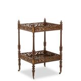 Small serving table with Japonese lacquer decoration. Napoleon III period.