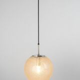 1 out of 10 Limburg Chrome with glass ball pendant, Germany, 1970s