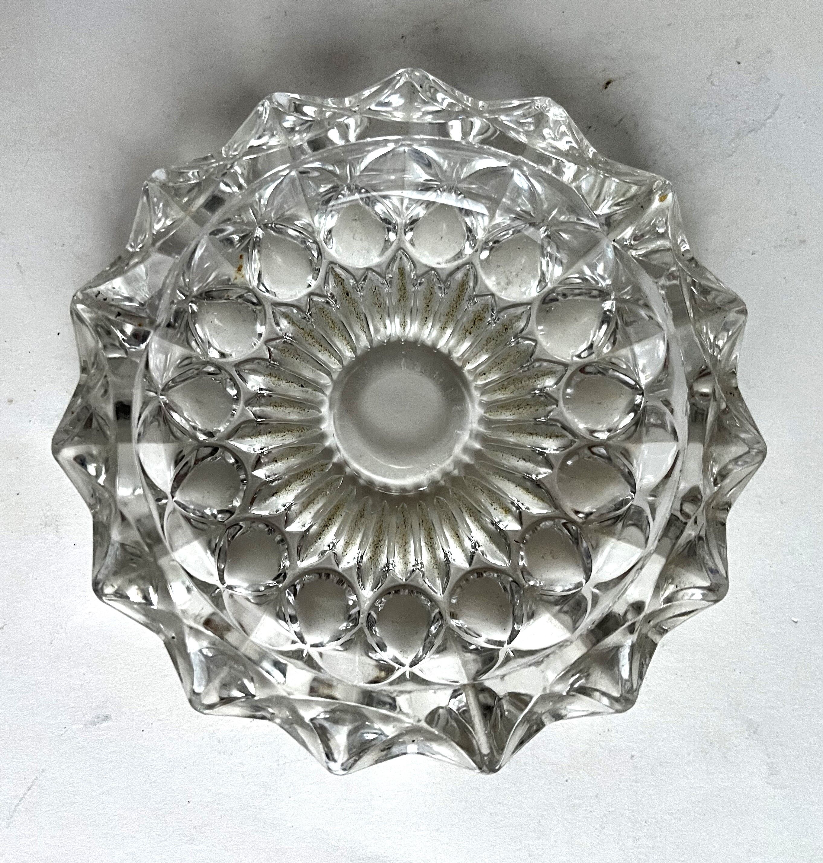 Set of three ashtrays