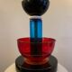 XXL table lamps in the style of Ettore Sottsass, made of Murano glass, Italy, 1970.