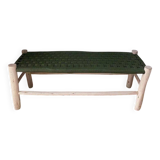 Wooden Entryway Bench with Built-in Storage - Rustic Entryway Bench for