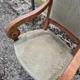 Pair of armchairs with Empire Restoration handles 1900s