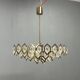 1960s Faceted Glass Chandelier by Jaroslav Bejvl for Kamenicky Senov
