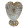 Antique Vase ANNA HUTTE Cut Crystal Bell Shape Vintage #E165