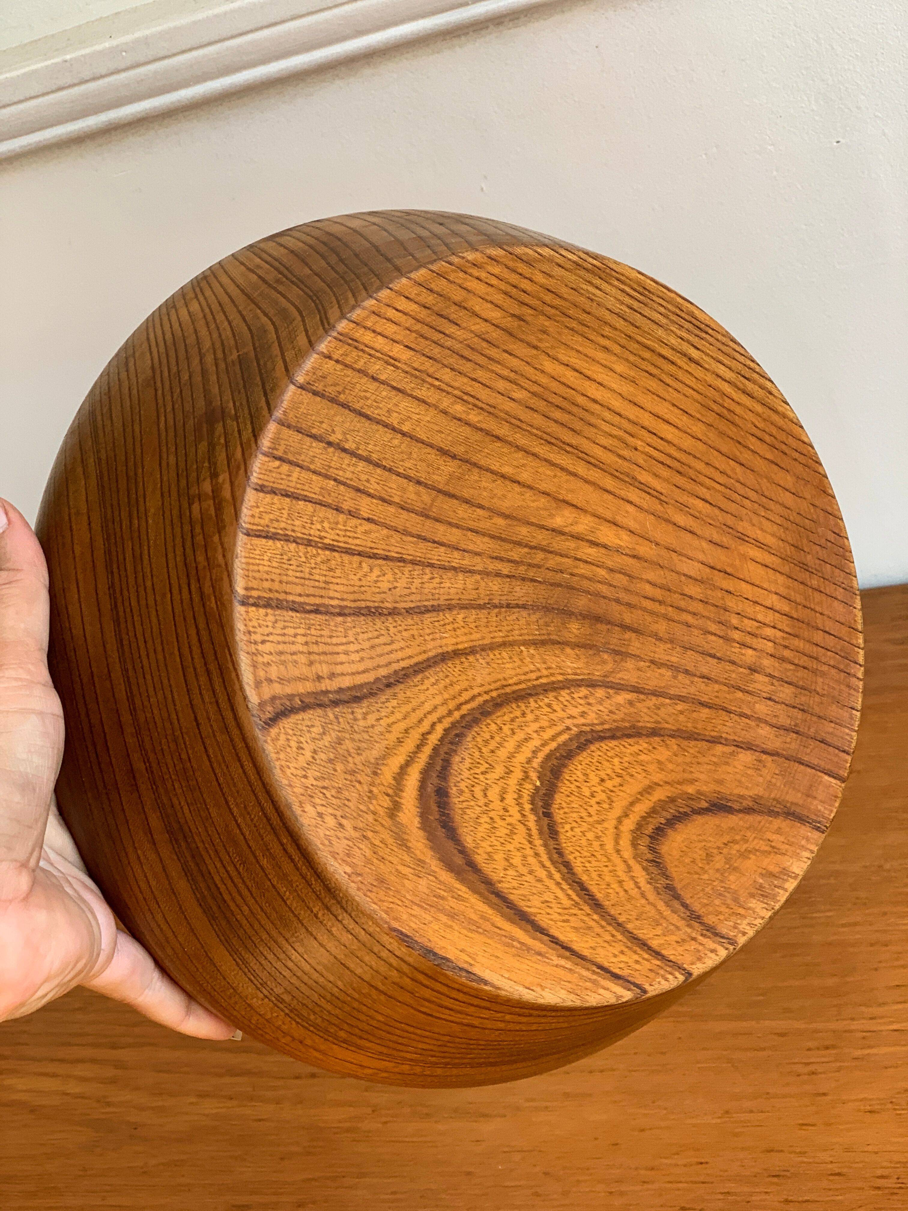 Teak salad bowl
