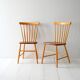 Paire de chaises Pinstolar scandinaves vintage
