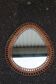 Large rattan mirror attributed to Franco Albini, Italy 1960.