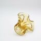 Murano bowl Archimede Seguso Bullicante Sommerso Yellow Gold
