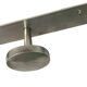Retro 5-hook aluminum coat rack – 1970s