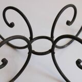 Large Wrought Iron Floor Candelabra, 1950s