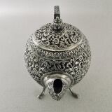Solid silver teapot