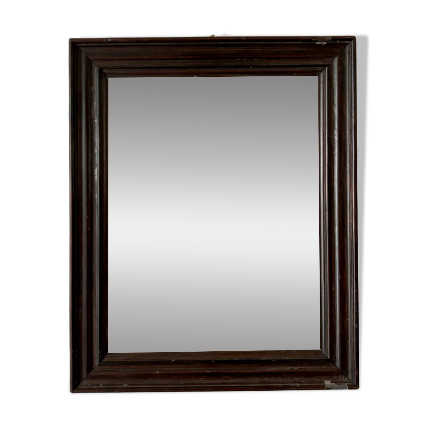 Dark wooden mirror ☐ 49.5 x 40 cm