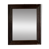 Miroir en bois foncé ☐ 49,5 x 40 cm