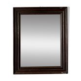 Miroir en bois foncé ☐ 49,5 x 40 cm