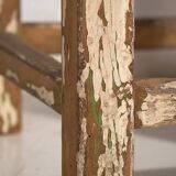 Paire de tables de chevet basses blanches anciennes (c.1920)