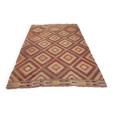 Turkish kilim rug,241x164 cm,n-41.