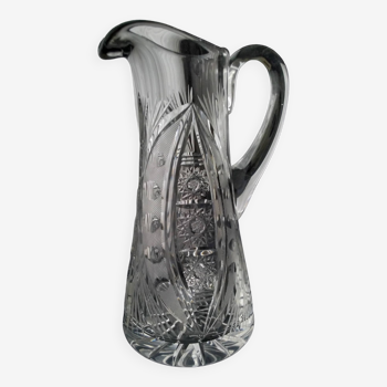 Jug, carafe in Bohemian crystal