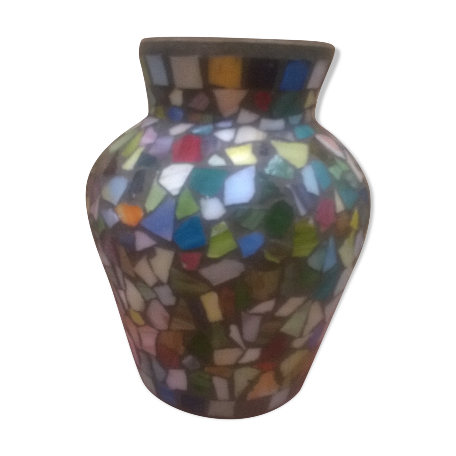 Vintage mosaic vase